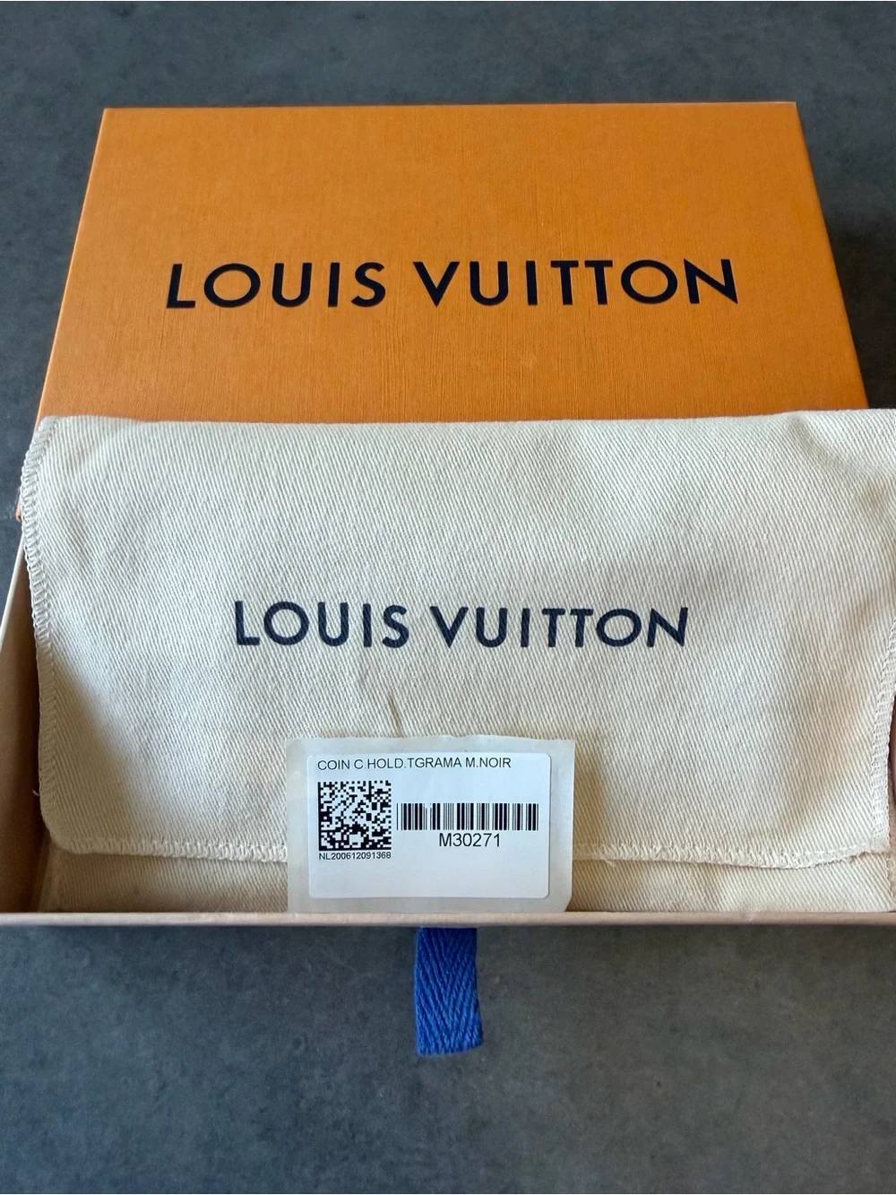 Louis Vuitton Black Monogram Coin Card Holder